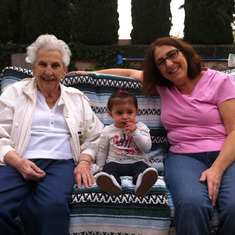 Marie, great-granddaughter Ariana and Toni Marie.