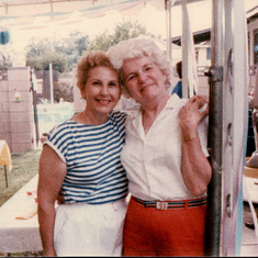 Marie with Gussie Blanc, 1995?