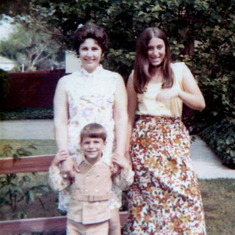 Marie with Albert Michael and Toni Marie, 1974?