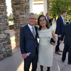 Mr. Siacs and Malou in 2017, Wedding of Trisha and Dustin