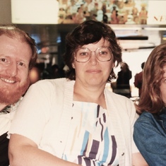 I took this photo at the Auckland Airport in 1992 where I was welcomed with open arms by Marilyn, Errol and Amanda. We were all shocked to see how much Amanda and I looked like one another!