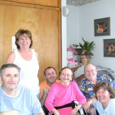 Mom and All 5 of us on Mother's Day