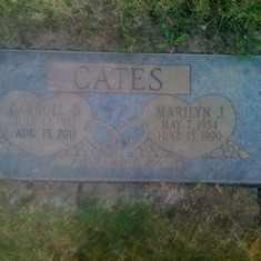 48001 carroll marilyn cates grave marker