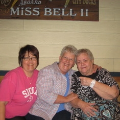 Carmen, Judy and Marilyn at Red Lobster the night before Marilyn's 80th birthday- 2010
