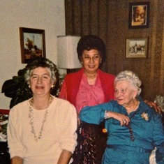 Mom with her mom and Rosita Butler, a dear friend.