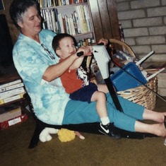 Mom and little Danny always had such fun together.
