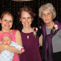 Four Generations: Marilyn, Diane, Elizabeth, Emily