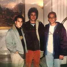 Mario Montero, Gustavo Cerati y Fabricio Amador