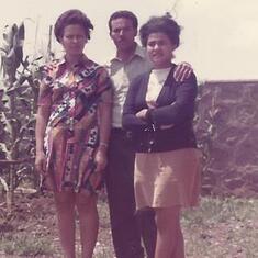 Paola ,Mario , Lucia     Nazareth Ethiopia 19 . 08. 1973