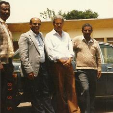 maio con Bekele e zio Girma 1974