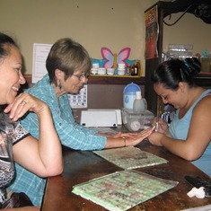 A girls' night out in Costa Rica--we laughed for hours!