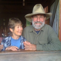 Rod and Marjie at the Cabin