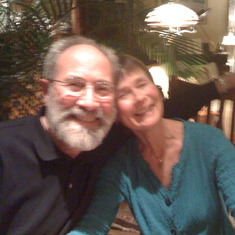 Rod and Marjie, blurry but cute- 7-27-2009