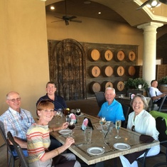 Karen and Bill Skelton visit to California Wine Country