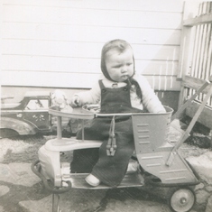 Marj - Age 1 - Learning to Drive Already?