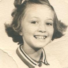 Marj - Age 8 - Third Grade School Photo