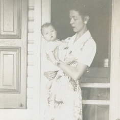Marj - Infant in Dorothy's Arms - 1945
