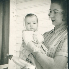 Marj - Age 4-5 Months - In Dorothy's Arms - 1945