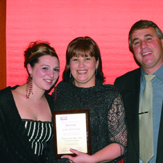 Mark, Marney Pertzel and Julie at 2005 NSW PRD Awards