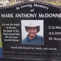 Mark's memorial