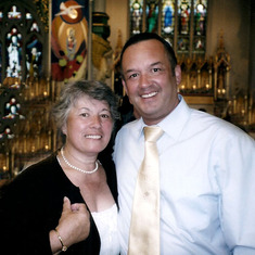 Mark & Val AT ALEX'S 1st HOLY COMMUNION