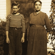 Mark with his Mother Alice