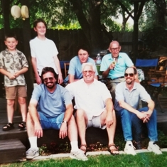 Front Row (L to R): Mark, Randy, Phillip; Back Row (L to R): Mark, Jaren, Rory, Uncle Bob