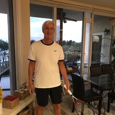 At 72, Mark took up tennis and loved it.