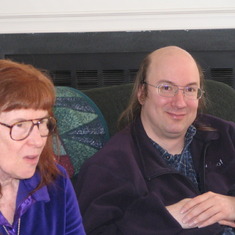 Mark and his mother, Mary Lou.