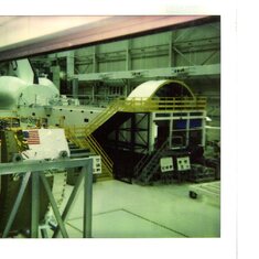 Zeno project being mounted in the Space Shuttle.