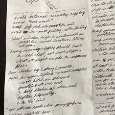 Mark’s notes from Seamanship course