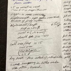 Mark’s notes from Seamanship course