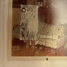 First prize at the Halloween party.   1974