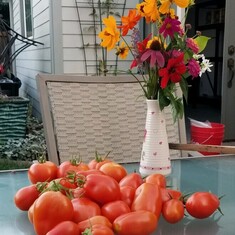 Tomatoes from the garden (September 2019)
