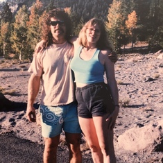 1991 - With his big sis, Candace