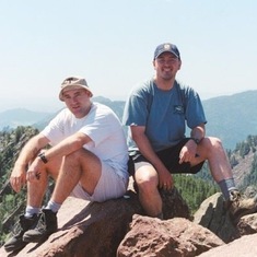 Atop South Boulder Peak in 2001