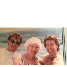 Rick mom and me Maui 1983?