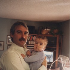 Dad and Maya 2-1988