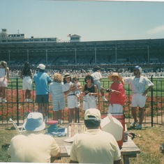 Funny family outing at the Del Mar? racetrack...1990