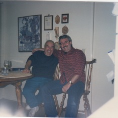 My dad with his dad, 11-1998