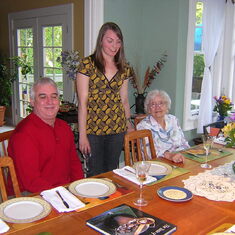 Mother's Day at Keith's home to celebrate with Grammy Kullberg.