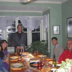 Mark, Andrew, Keith, Hannah and Rocio in New Year's Eve 2008!