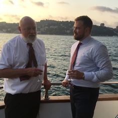 Mark & Henry on a wedding cruise in Istanbul, Turkey (2018)
