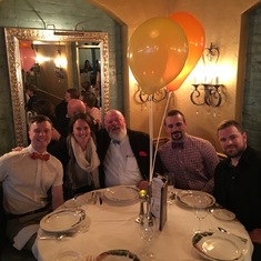 Mark's 60th birthday dinner at Commander's Palace in New Orleans