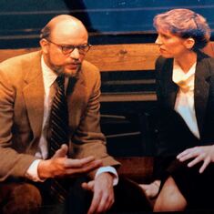 As the psychiatrist in Equus with Jan Mills.  Stanford's Mem Aud 1986.