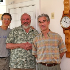July, 2009, Michael Barach, Mark, and Ben Lowenthal