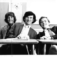 Student council meeting 1975