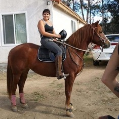 Marla on Horseback