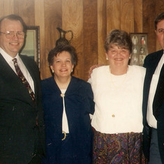 mom, Dad, Elizabeth and Bil with one L