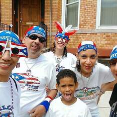 Puerto Rican Day Parade in NY,a time we'd get 2getha w/family 2 celebrate Boricua Pride.